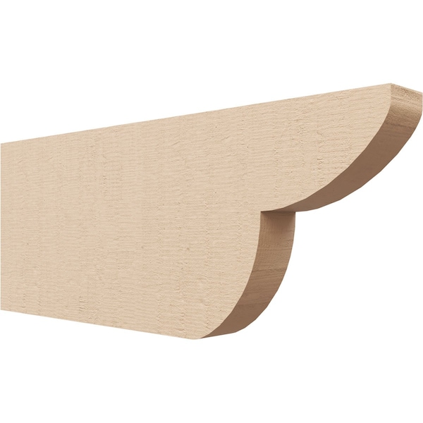 Ekena Millwork 2in. W x 8in. H x 20in. L Crestline Woodgrain TimberThane Rafter Tail, Primed Tan RFTUR02X08X20CRERCPR - main